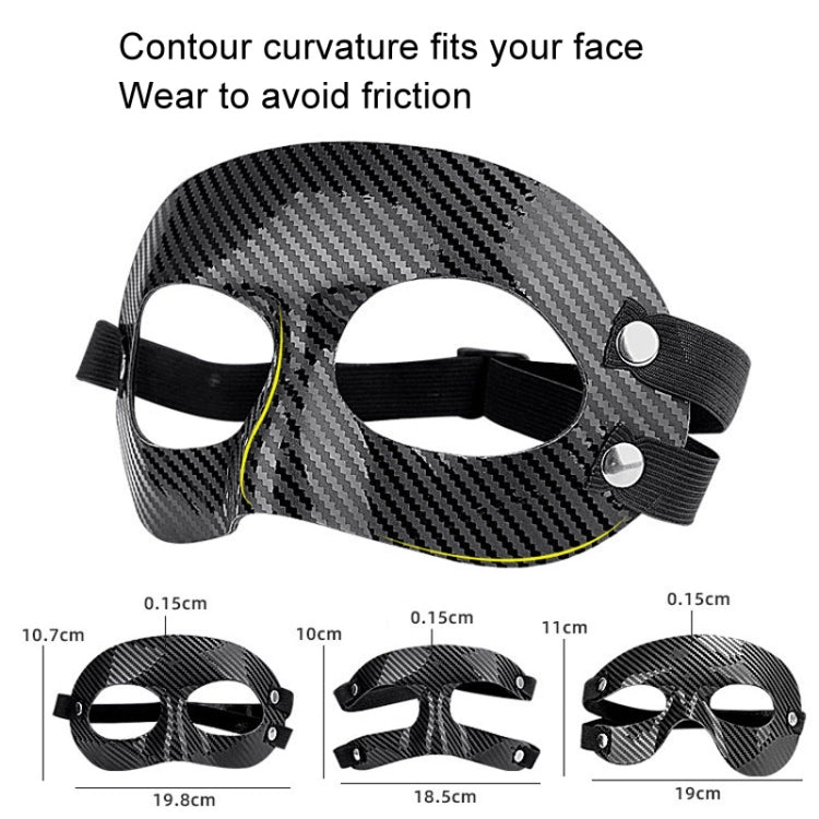 Upper Half Face Basketball Crash Protective Nose Mask Breathable Face Protection Mask