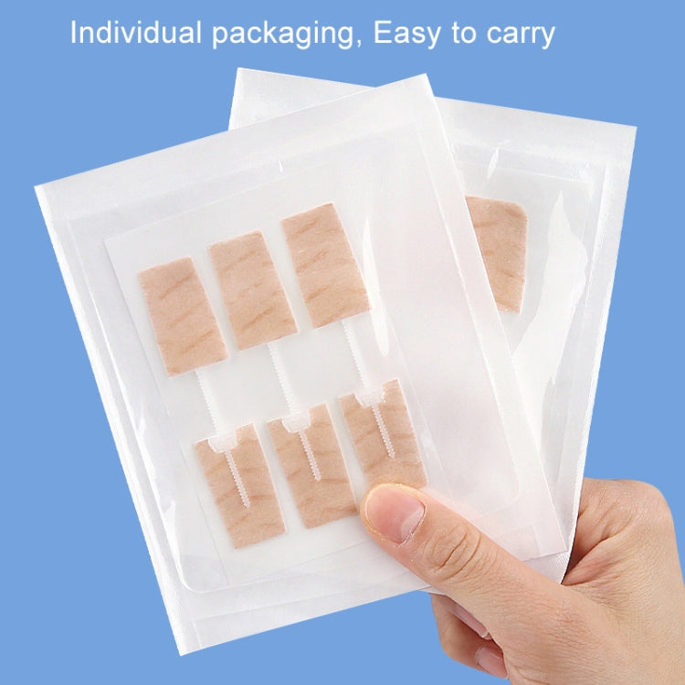 Non-woven Elastic Tape Bandage Patch Two Way Zipper Skin Latch Pull Tight Self-Adhesive Bandage Patch, White 2 Buckles, Skin Color 2 Buckles, White 3 Buckles, Skin Color 3 Buckles