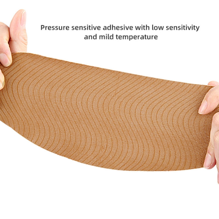 10pcs /Pack Invisible Thigh Stickers Sweat-proof and Friction-proof Thigh Pressure Relief Patches, Skin Color Nonwoven, Skin Color Stretch Fabric, Earthy Yellow Stretch Fabric, Brown Stretch Fabric