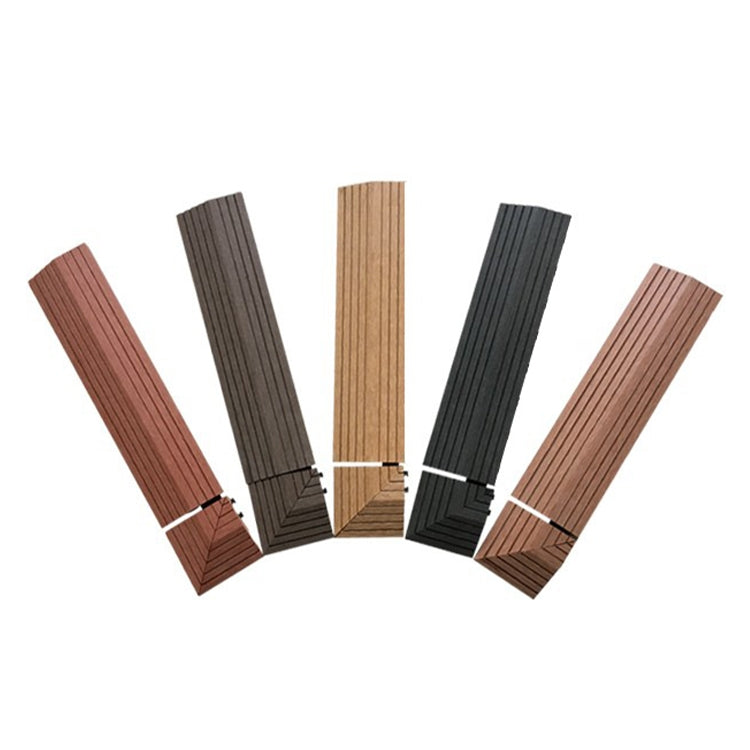 Outdoor Balcony Plastic Wood Waterproof Anti-Corrosion Sealing Floor, Coffee, Apricot Yellow, Grey, Black, Mahogany, White, 1th Corner, Co-extruded Teak, Co-extruded Pewter, Co-extruded Ancient-Wood, Co-extruded Coffee, Co-extruded Corner