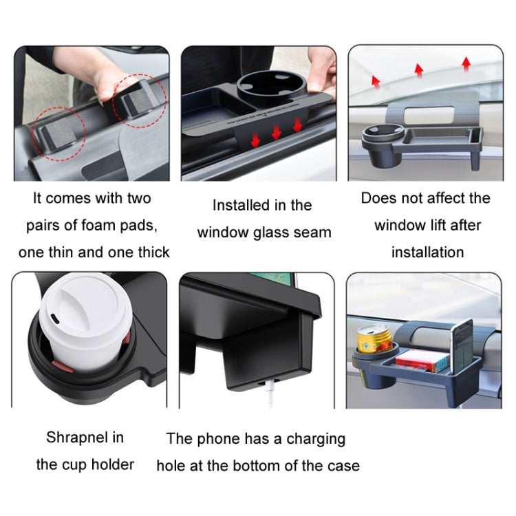 Car Cup Holder Door Frame Storage Mobile Phone Holder, SD-1519