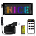Car Flexible Display Advertising Screen APP Bluetooth Smart Screen, 7x17.3cm（16 x 32 LEDs), 9.2x37.4cm（16 x 64 LEDs）, 10.2x34.8cm（20 x 64 LEDs）, 12x59.5cm（16 x 96 LEDs）