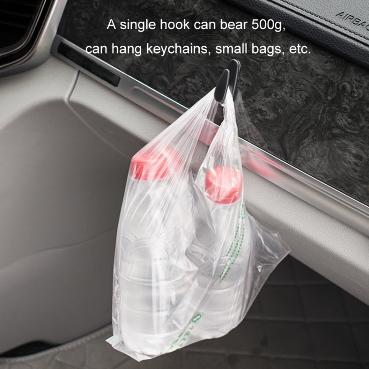 4pcs /Set Car Dashboard Adhesive Multifunctional Small Hook