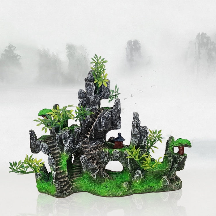 Resin Aquarium Fish Tank Landscaping Simulation Wigwam Decoration