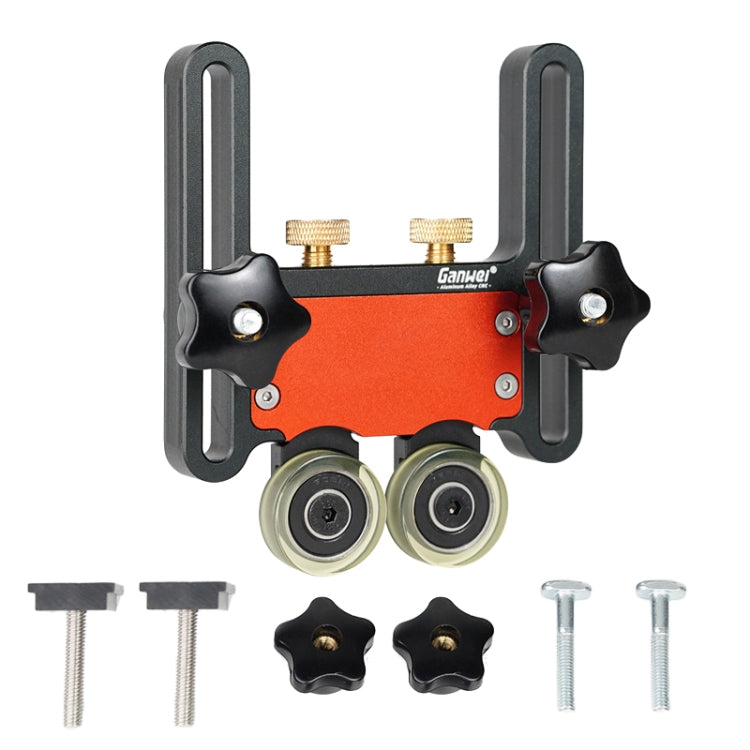 Table Saws Pressing Feeder Roller Guides Feather Loc Board Safety Pushing Auxiliary Tool, Ganwei MG0-000-0111