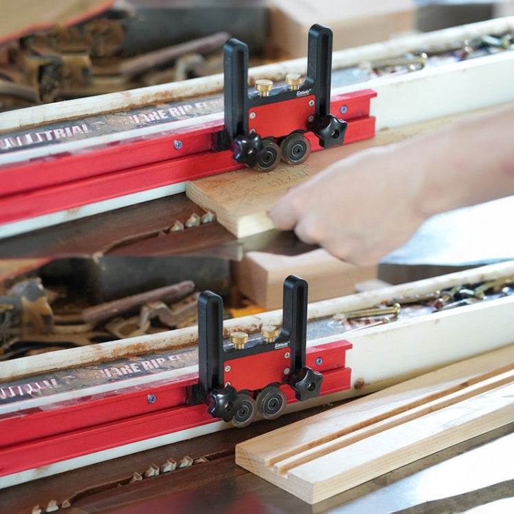 Table Saws Pressing Feeder Roller Guides Feather Loc Board Safety Pushing Auxiliary Tool, Ganwei MG0-000-0111