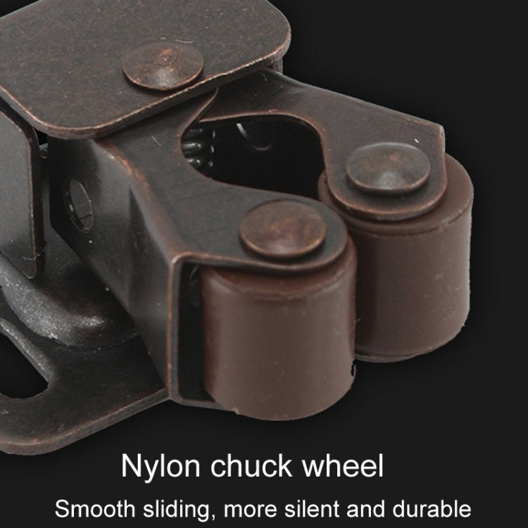 5pcs Antique Old- Style Short Foot Door Clip Buckle Household Closet Cabinet Door Catches, With Screw, Without Screw