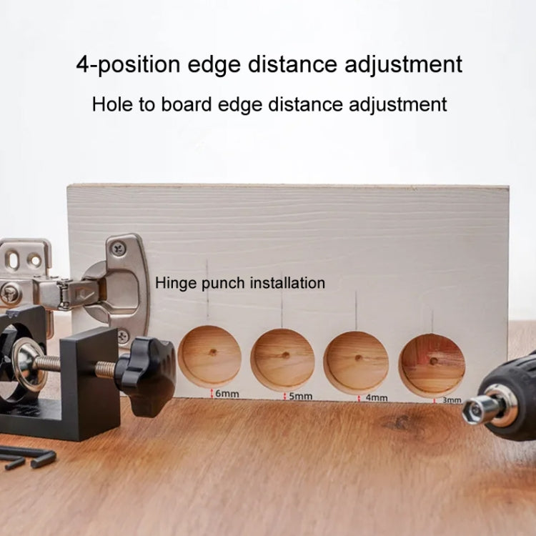 35mm Hole Opening Locator Cabinet Door Hinge Drills Hole Jig Puncher Woodworking Tool, MG0-000-0016