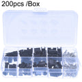 200pcs /Box JST-SM 2.54mm Pitch 2/3/4/5Pin Male/Female Header Connectors Adaptor