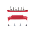 M6 RV Yacht High Current 6-column 250A Base Busbar, Red, Black, Red + Black, Red with Accessories, Black with Accessories, Red + Black with Accessories