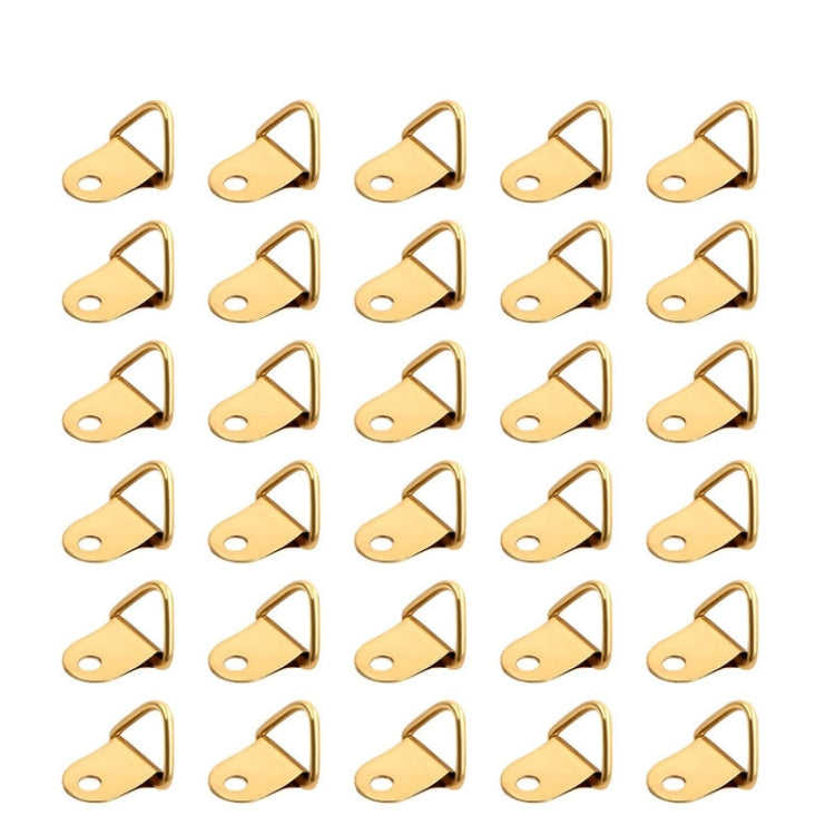 50pcs /Pack Photo Frame Hooks Hangers Triangle Single Hole Picture Hooks  with Screws