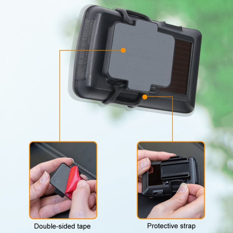 Automotive Removable ETC Slide Bracket Car Anti-Drop Holder, Black, Transparent