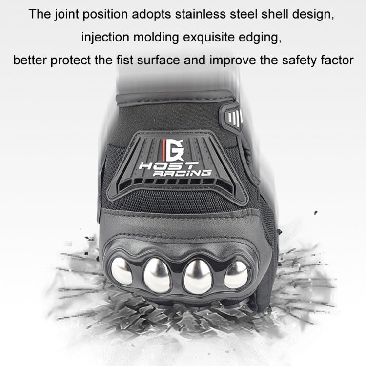 GHOST RACING Motorcycle Riding Anti-fall Breathable Gloves, M, L, XL, XXL