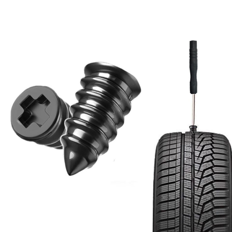 Electric Motorcycle Vacuum Tire Repair Nails, 5pcs Small + Screwdriver, 5pcs Large + Screwdriver, 5pcs Small + 5pcs Large+ Screwdriver, 10pcs Small + Screwdriver, 10pcs Large + Screwdriver, 10pcs Small + 10pcs Large+ Screwdriver, 15pcs Small + Screwdri...