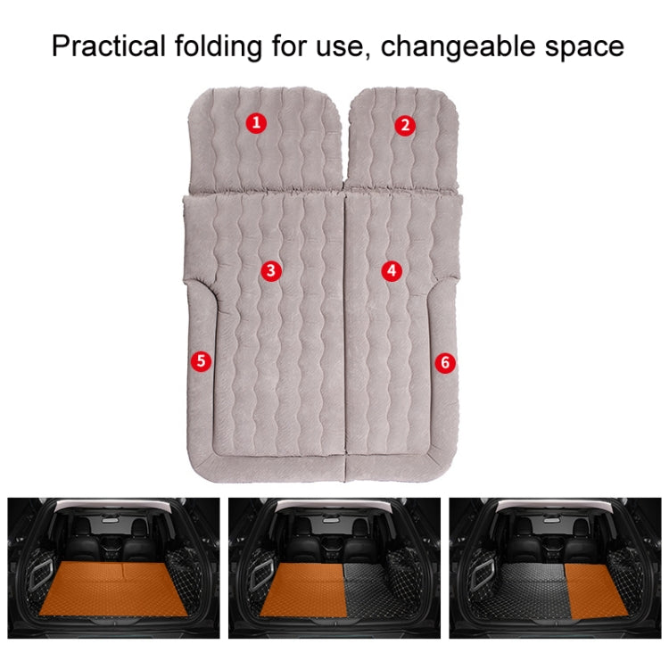 Inflatable Mattress For Car Travel SUV Rear Seat/Trunk, Black, Beige, Gray, Black Dual-purpose Long Pier, Beige Dual-purpose Long Pier, Gray Dual-purpose Long Pier, Black Dual-purpose Square Pier, Beige Dual-purpose Square Pier                         ...