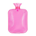 Clear PVC Thick Warm Water Bag Hand Warmer Girls Pocket Warmer Hot Water Bag, 1000ml Pink, 1000ml Purple, 1000ml Blue, 2000ml Pink, 2000ml Purple, 2000ml Blue