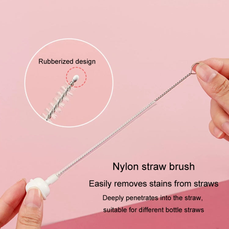 Portable 3 In 1 Food Grade Silicone Bottle Brush Set Multipurpose Baby Bottle Straw Cleaner Brush, 3 In 1 Green, 3 In 1 Red, 3 In 1 Purple