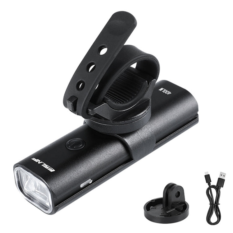 ESLNF Mountain Bike Headlight Waterproof Aluminum USB Charging Road Bike Light Cycling Gear, Bike Headlight