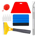 Wallpaper Smoothing Kit Car Vinyl Wrapping Tool Scraper, 10 In 1