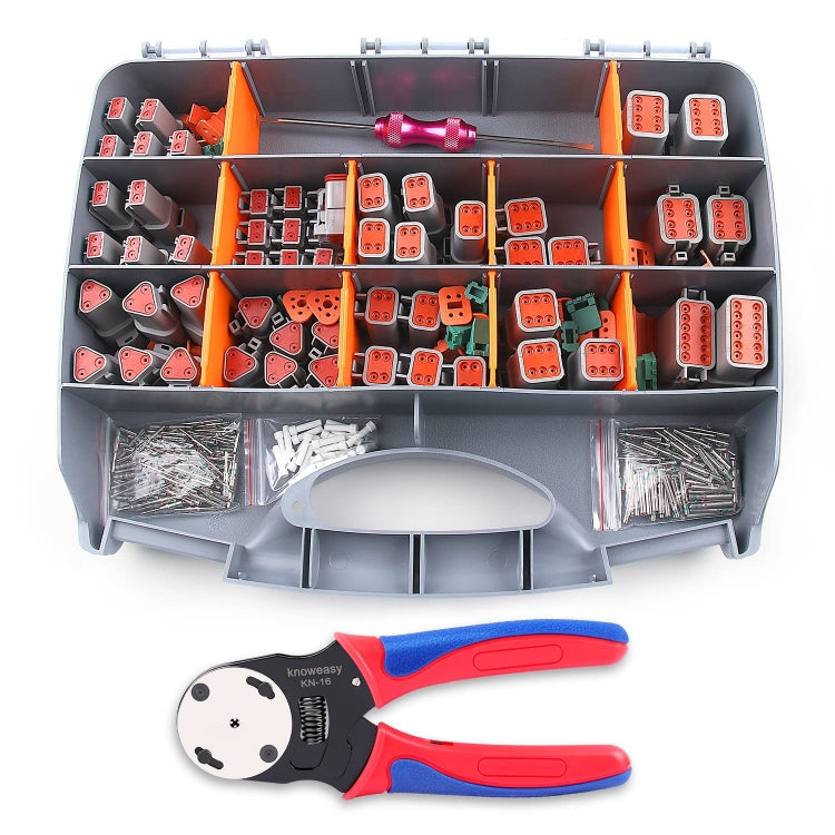 338pcs/Set DT Connector Kit Crimping Tool Set, 338pcs/Set