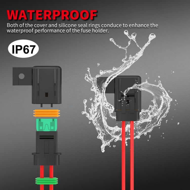 ATC/ATO 20A/30A Waterproof Wiring Harness Fuse Holder