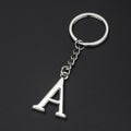 Double-Sided Three-Dimensional Plating Alphabet Keychain, A, B, C, D, E, F, G, H, I, J, K, L, M, N, O, P, Q, R, S, T, U, V, W, X, Y