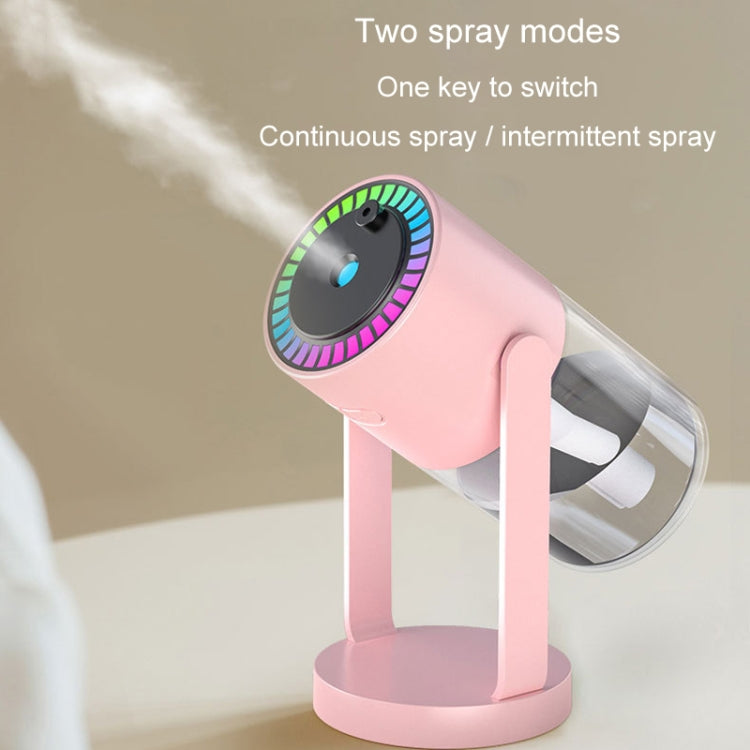 280ml Star Projection Light Humidifier USB Car Diffuser Humidifier Household Hydrating Atomizer, Rotating White, Rotating Pink