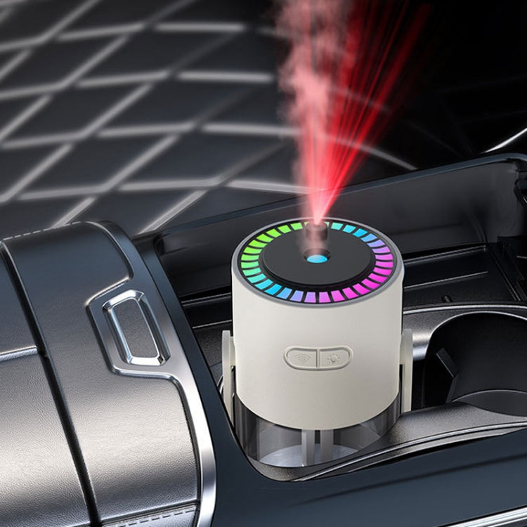 280ml Star Projection Light Humidifier USB Car Diffuser Humidifier Household Hydrating Atomizer, Rotating White, Rotating Pink