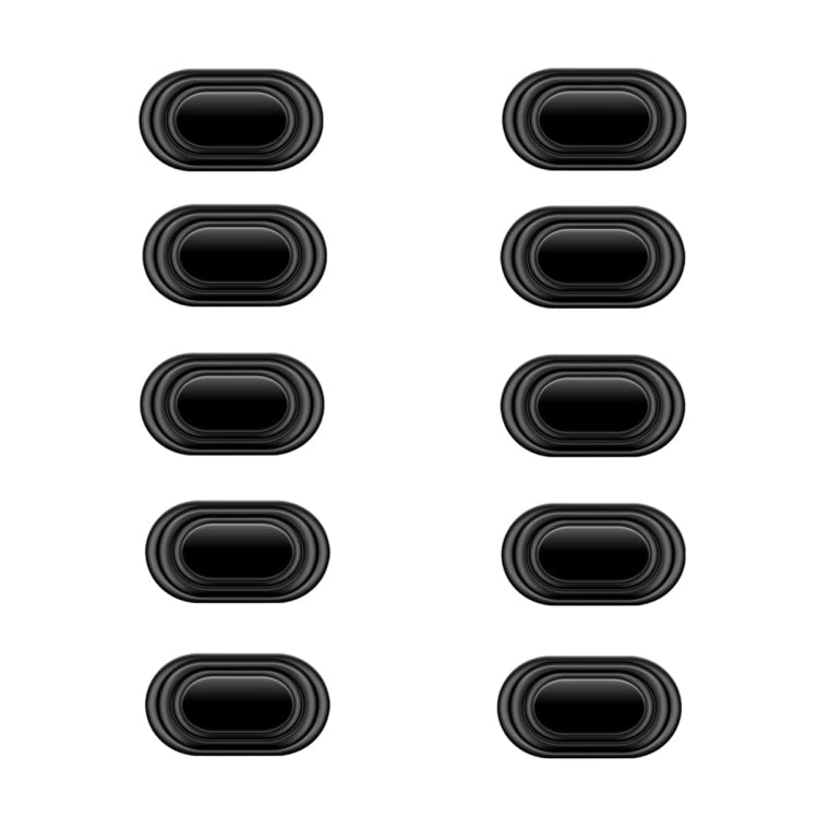 10pcs Car Door Shock-Absorbing Cushion Pad Enlarged Sound-Proof Silicone Pad