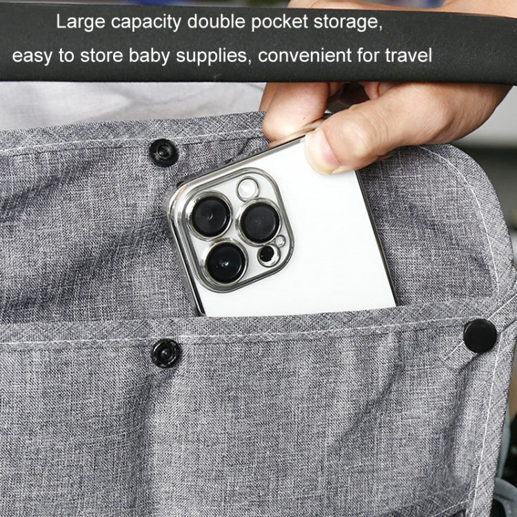 Baby Stroller Bag Mobile Phone Tissue Storage Bag, 40x29cm