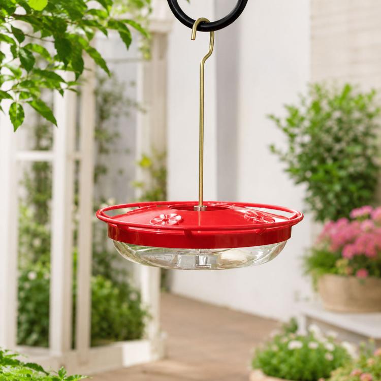 Outdoor Garden Patio Hanging Hummingbird Feeder