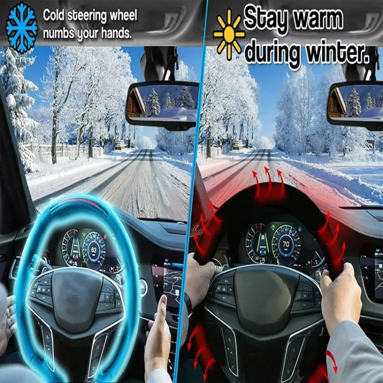 Rayhong Universal Car Quick-heating Heated Steering Wheel Cover, 38cm