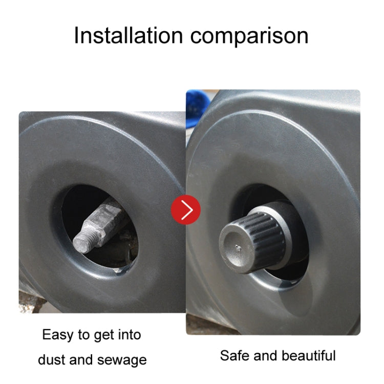 E-Bike Footrest Plug Protection Plug Footrests Center Column Screws Anti-Collision Cover, 10pcs