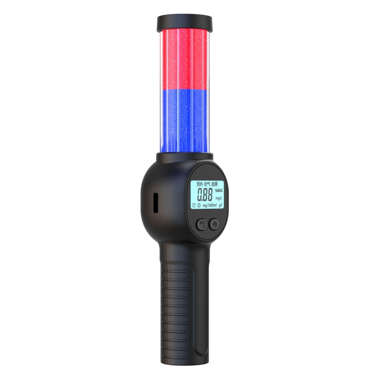 Portable Personal Alcohol Tester High-precision Breathalyzer with Alarm Light, MR701