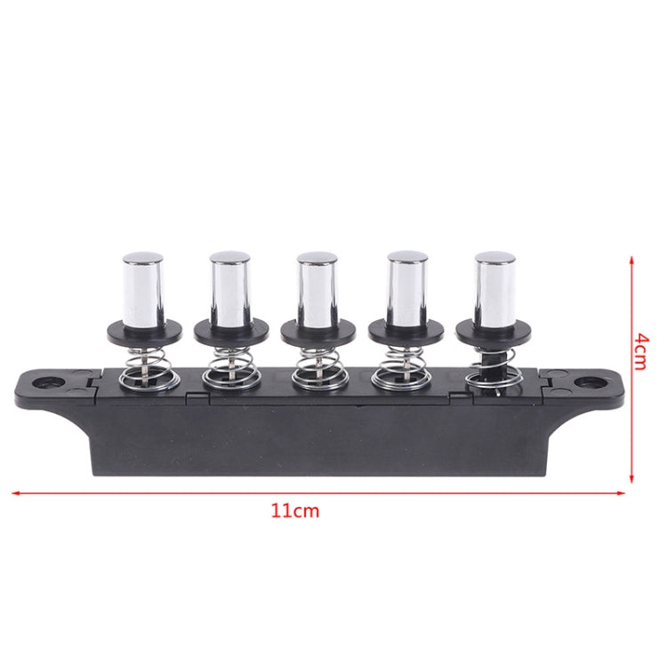 Five-position Plug-in Button Switch Range Hood Piano-key Switch