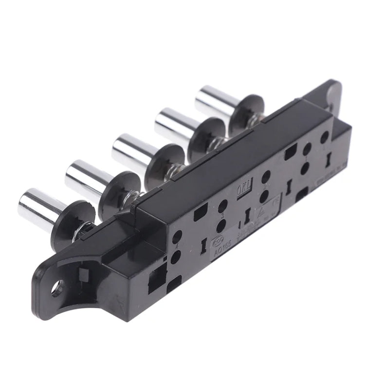 Five-position Plug-in Button Switch Range Hood Piano-key Switch