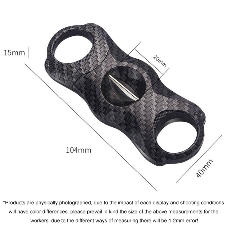 Portable Cigar Scissors Double Blade Stainless Steel V Cigar Cutter Tool, Bear Eye, Wind