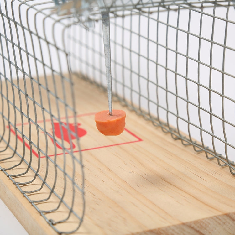 Wooden Mousetrap Cage Live Animal Humane Trap Catch, Small, Large