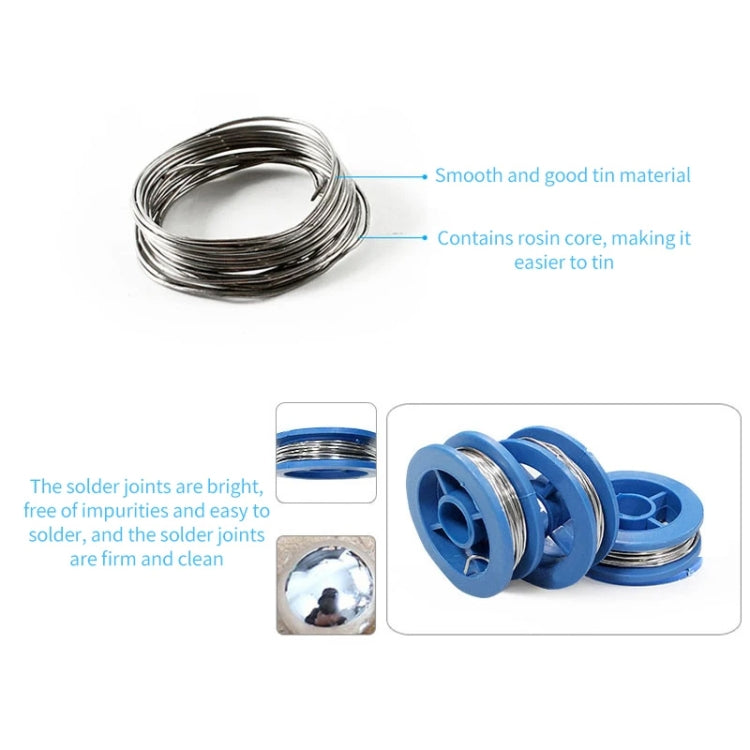 5pcs High Purity Small Rolls Of Non Cleaning Soldering Wire Soldering Assistance Tools, 0.8mm