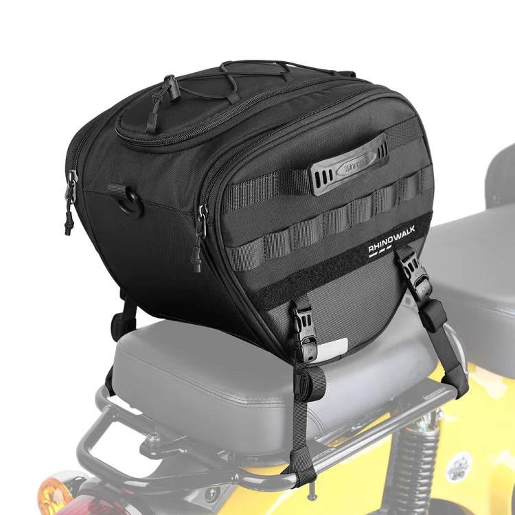 Rhinowalk MTR5001 15L Scooter Front Bag Large Capacity Curved Beam Motorcycle Rear Seat Bag, MTR5001