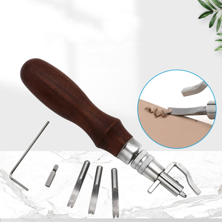 7 In 1 Leather Edge Presser Groove Cutter Edge Trimmer