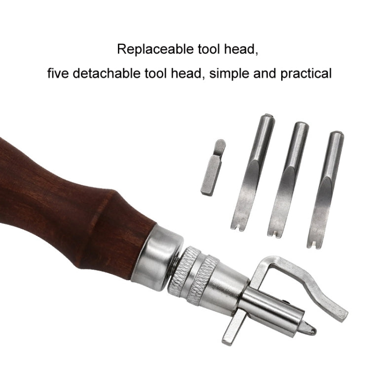 7 In 1 Leather Edge Presser Groove Cutter Edge Trimmer
