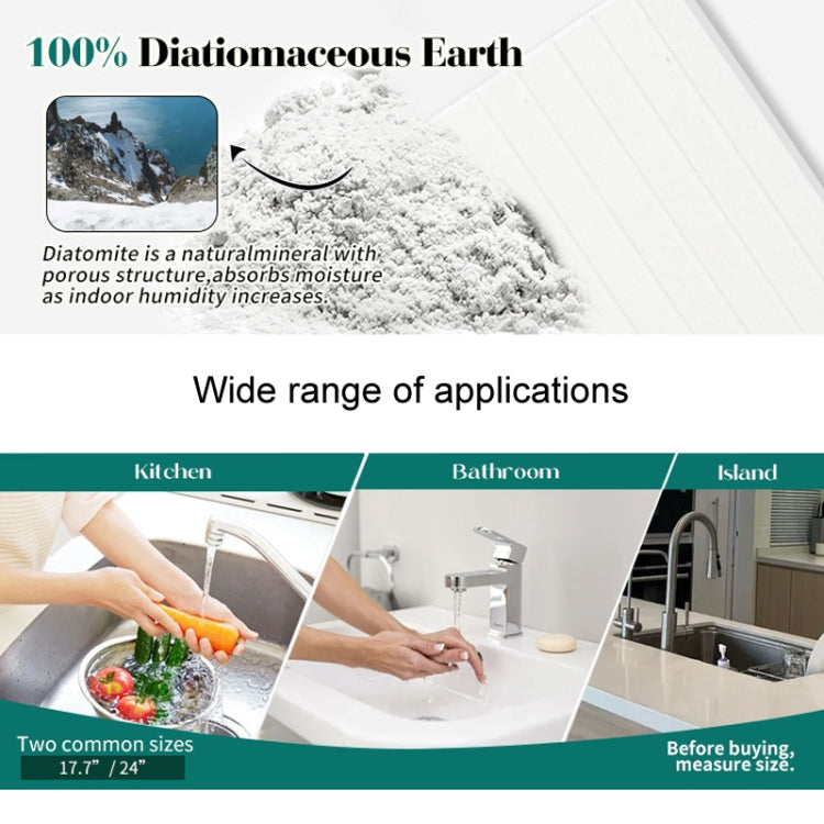 Faucet Sink Drying Mat Diatomaceous Earth Stone Splashproof Absorbent Sink Drainage Mat, K01 Dark Gray, K01 White, K02 Dark Gray, K02 White, K03 Dark Gray, K03 White, K04 Dark Gray, K04 White, K05 Dark Gray, K05 White