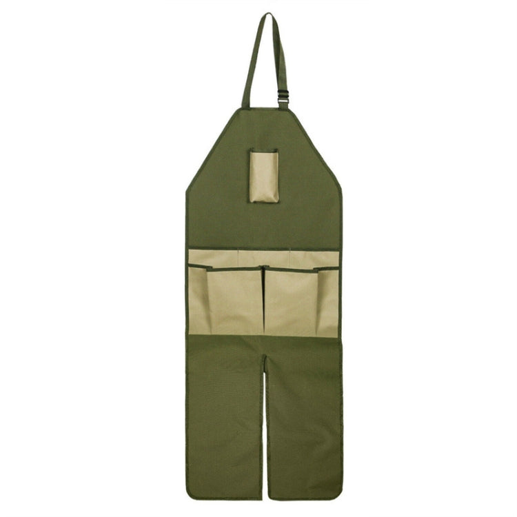 Gardening Pruning Multi-Pocket Oxford Cloth Color-blocking Extended Leg Apron