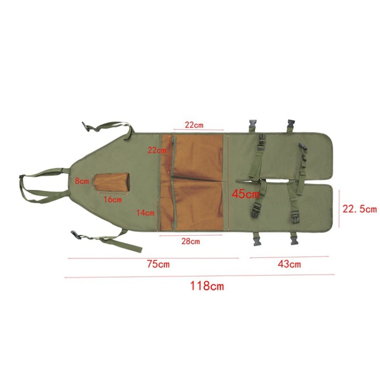 Gardening Pruning Multi-Pocket Oxford Cloth Color-blocking Extended Leg Apron