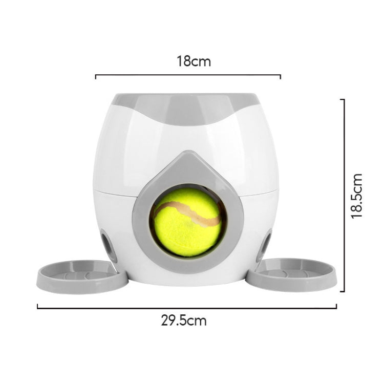 Dog Food Reward Machine Pet Training Intelligent Automatic Food Leaker with Two Balls