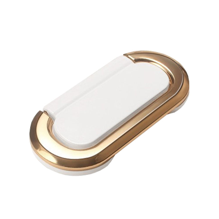 Simple Household Cabinet Drawer Hidden Flat Pull Handle, Gold+White, Gold+Black, Silver+Black
