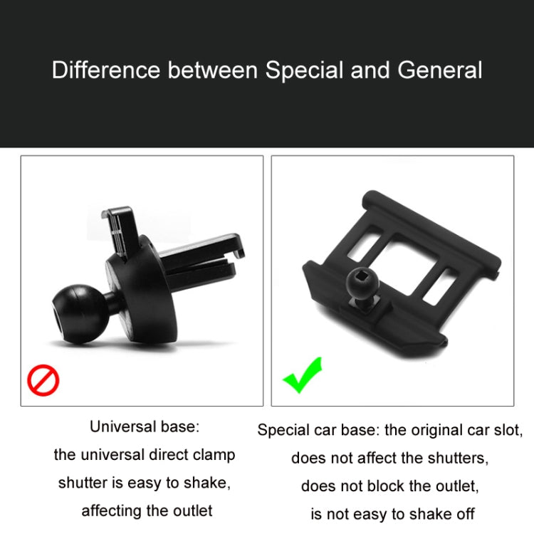 For Audi Left Driving Car Mobile Phone Holder Mounting Base, 05-11 A6L, 06-15 Q7, 09-16 A4L/A5, 10-18 Q5, 10-19 A1, 11-17 A8L, 12-18 A6L, 13-18 Q3, 14-20 A3, 16-19 Q7, 17-23 A4L-A5-S4-S5, 18-22 Q5L, 18-23 A8L, 19-22 Q2L, 19-23 A6L, 19-23 Q3, 20-21 Q7/Q...