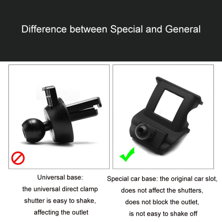 For Toyota Car Air Outlet Phone Holder Base, 05-09 Reiz Left Driving, 06-11 Camry Left Driving, 07-11 Tundra Left Driving, 07-13 Corolla Left Driving, 07-17 Land Cruiser For Left & Right, 09-12 RAV4 Left Driving, 09-14 Highlander Left Driving          ...
