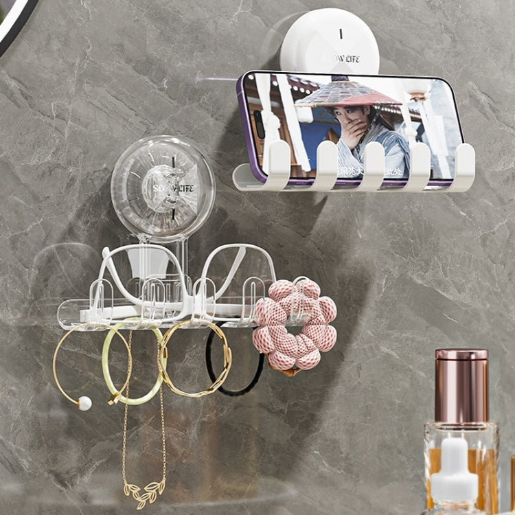 Multifunctional Household Suction Cup Hook Storage Rack Traceless Adhesive Hook